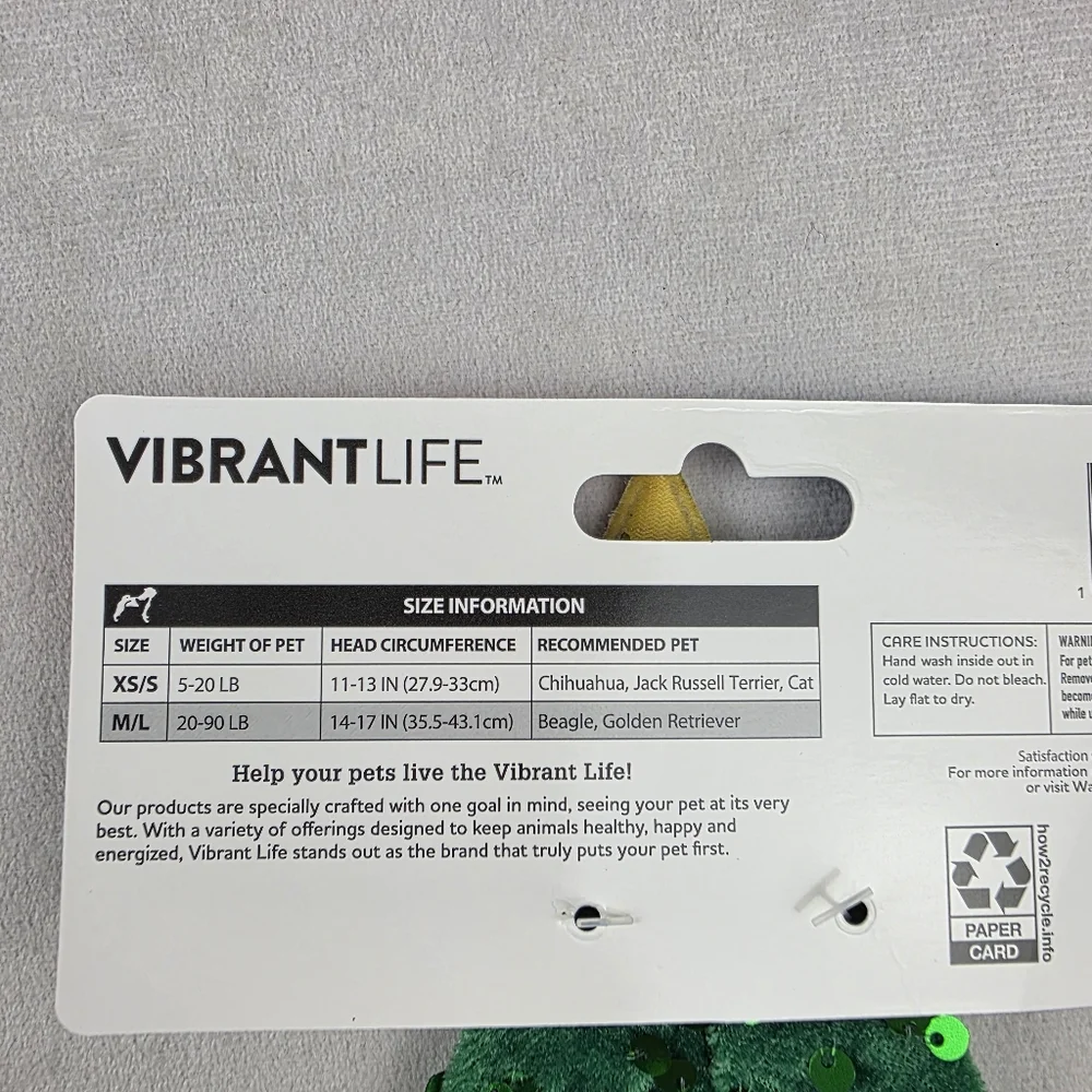 NWT Festive Green Dog Christmas Hat Size M/L Chtistmas Holidays Cat - Picture 5 of 5